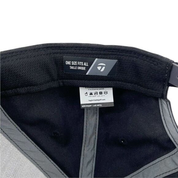 Taylormade Golf Company Hat Gray Mens One Size Snapback Cap Classic Structured - Picture 8 of 8